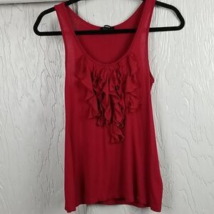 🖤 5/$20 🖤 EXPRESS.. red ruffled tank
